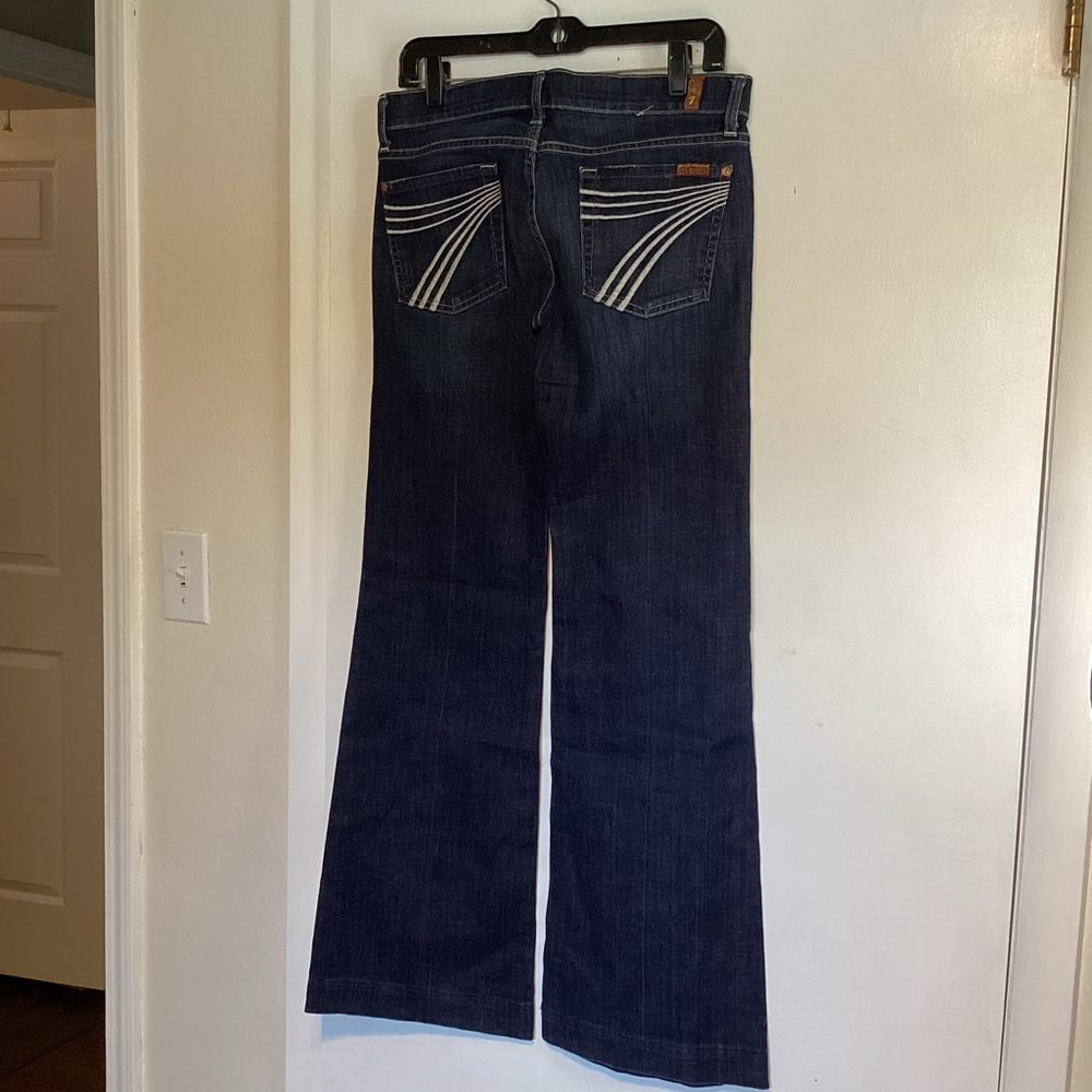 Women's Blue Jeans 7 for all Mankind Dojo sz 28